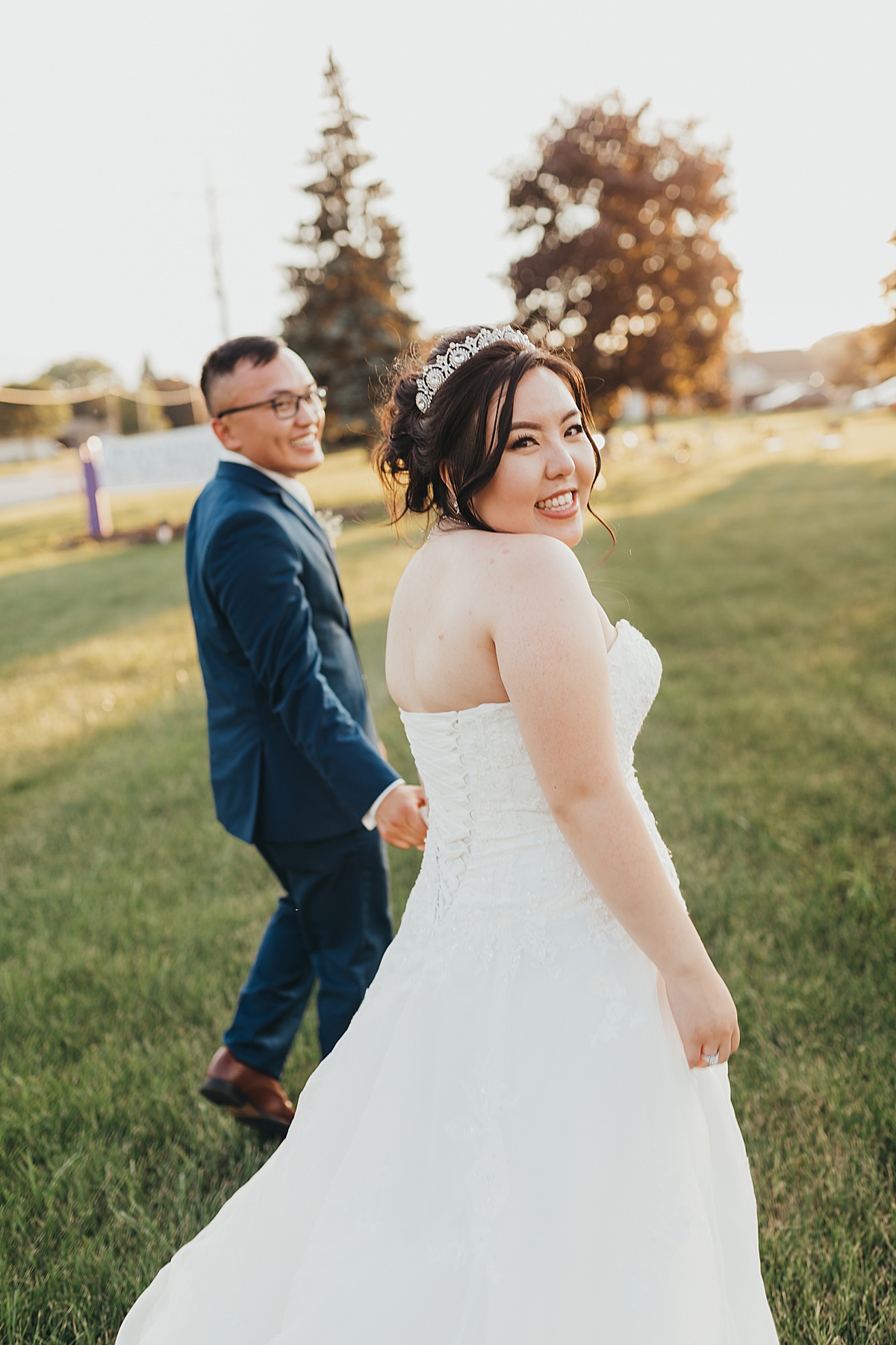 Bride and groom in Appleton
