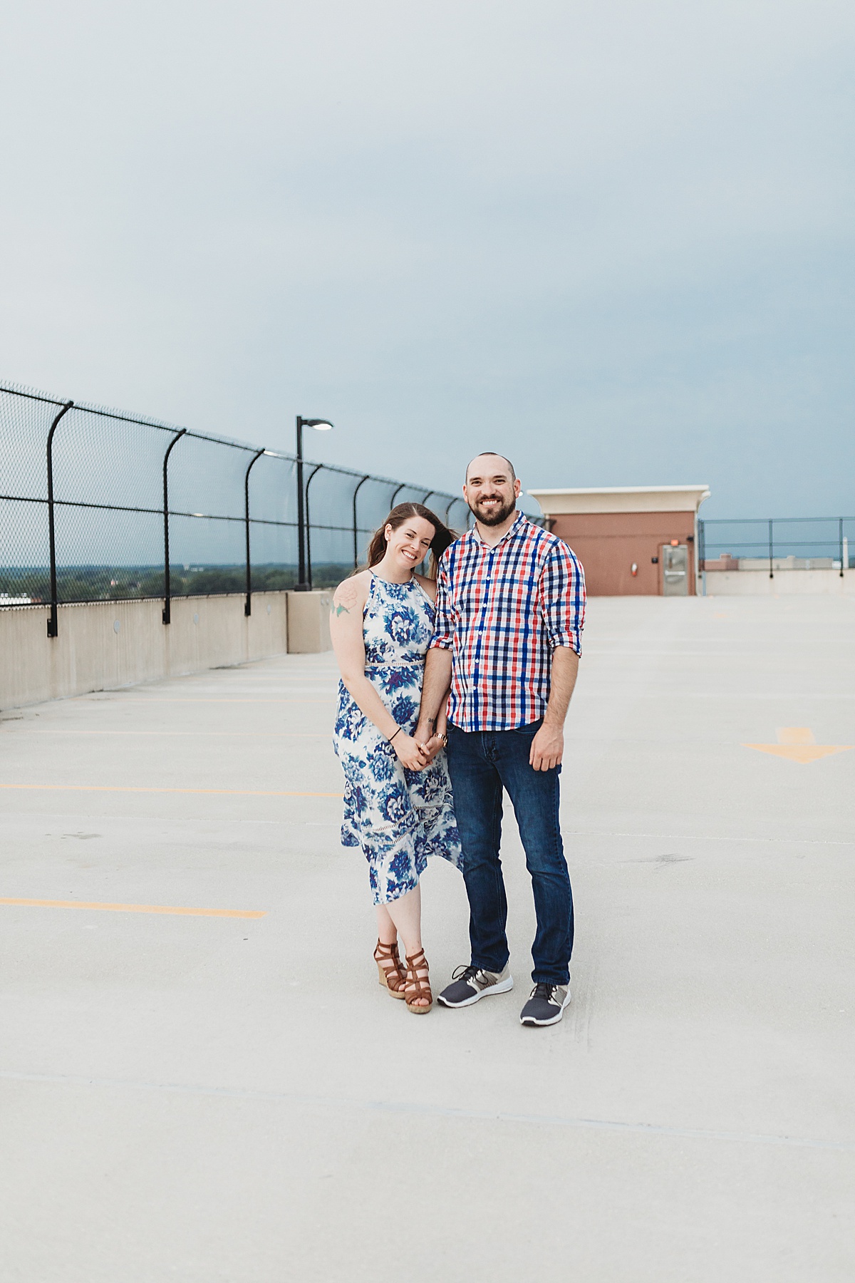Downtown Neenah engagement photography
