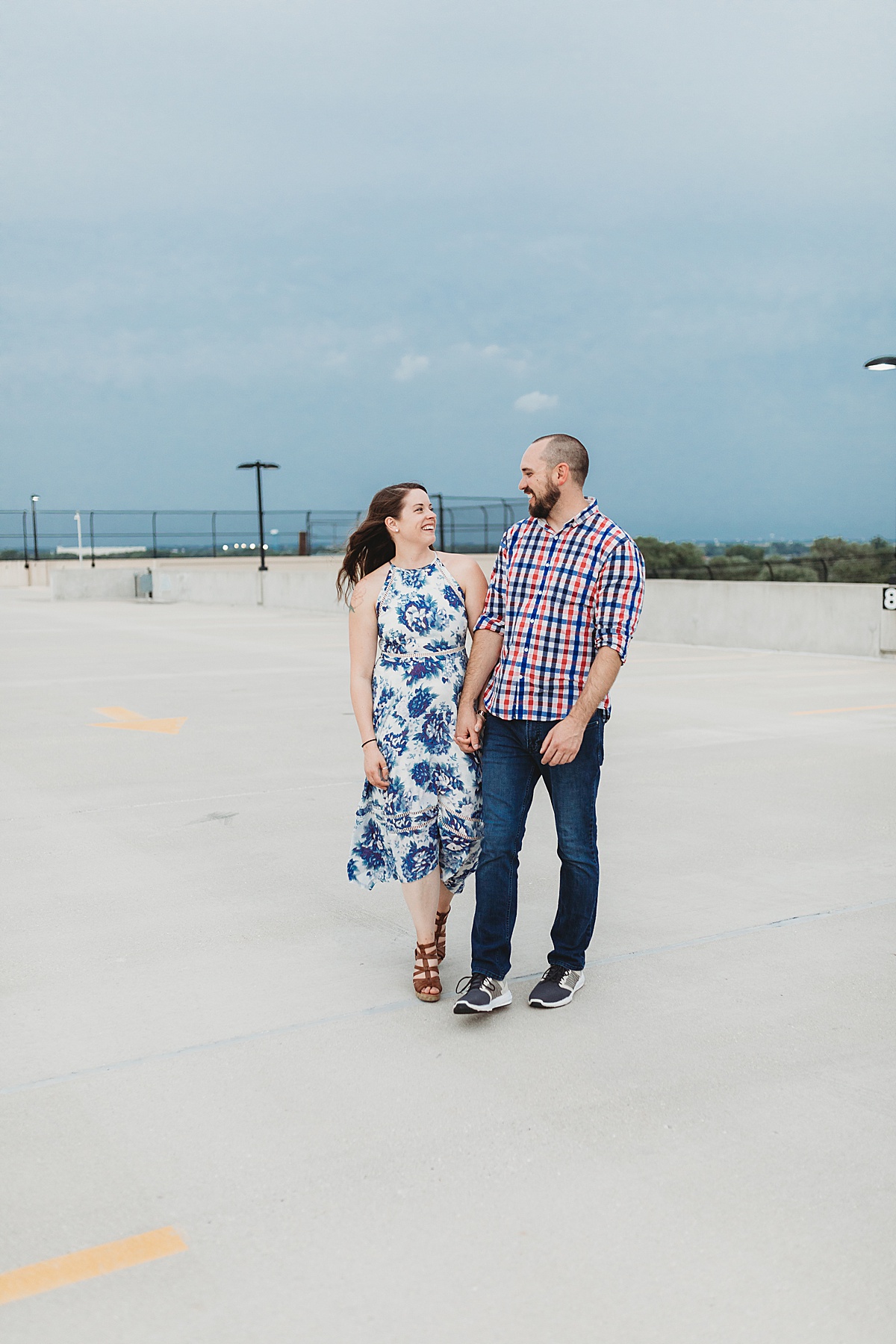 Downtown Neenah engagement photography